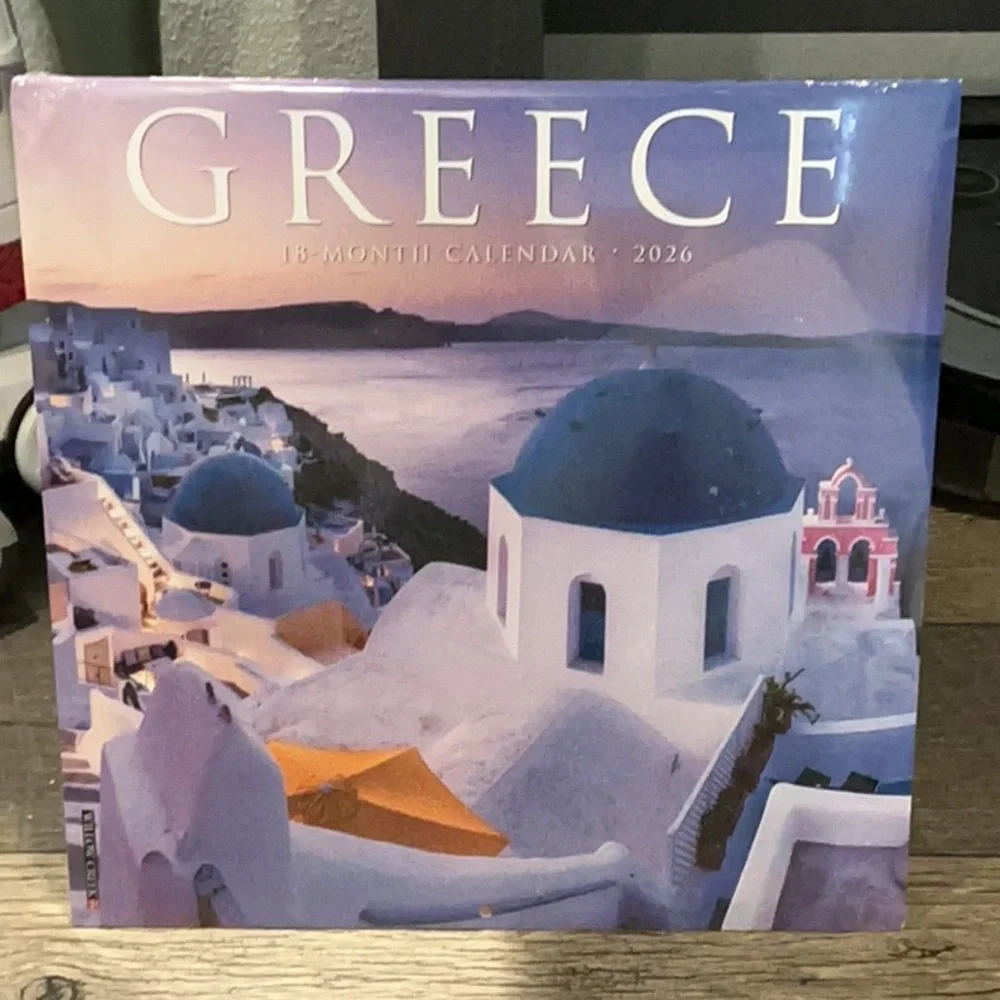 New 3 pack Willow Creek 2026 Calendars Monet Greece Ireland